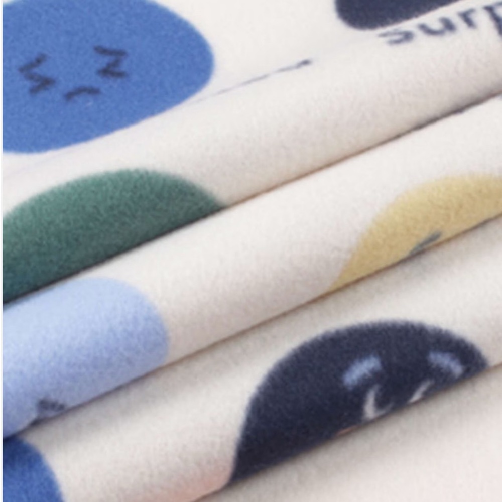 Fleece Fabric Motions Cozy Multicolor Patterned